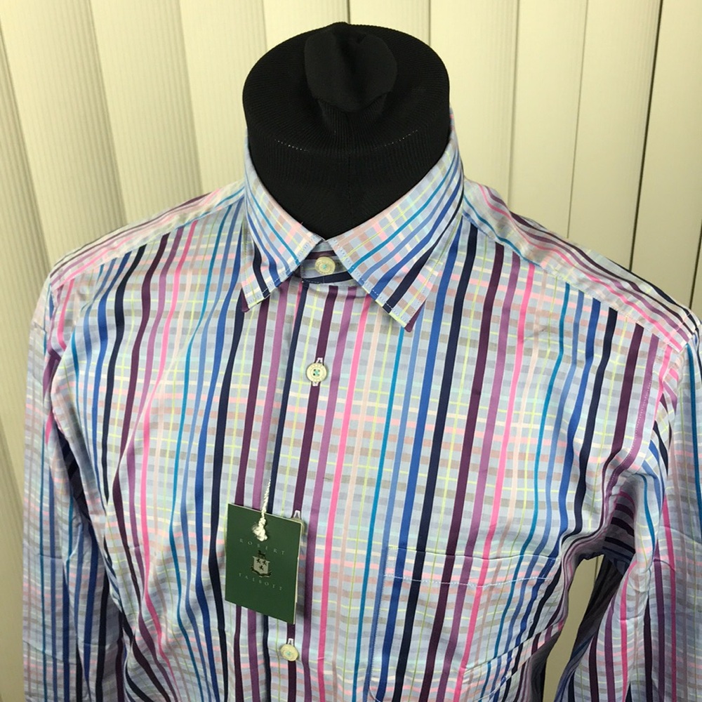 Robert Talbott Plaid Button Down Shirt - Picture 1 of 3